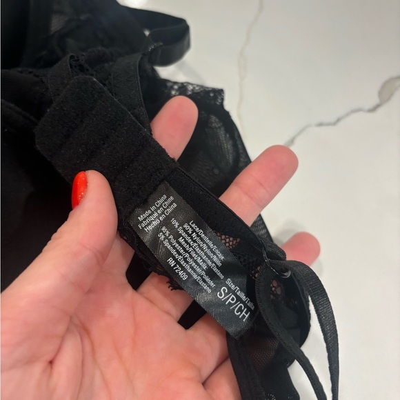 Black lace Bodysuit SMALL - Picture 3 of 3